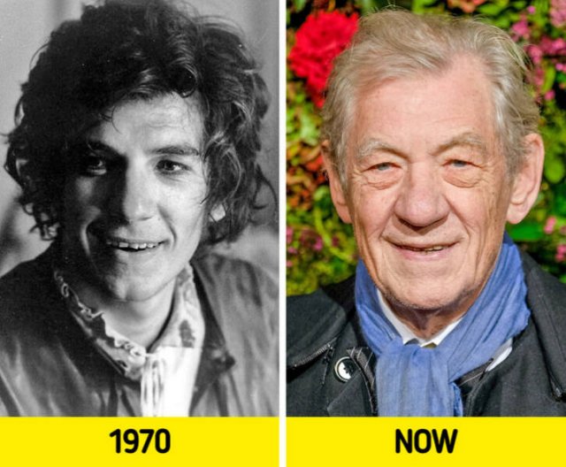 Celebrities In Their Younger Days And Today (10 pics)
