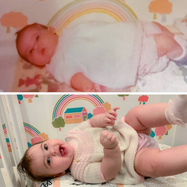 People Recreating Old Family Photos (14 pics)