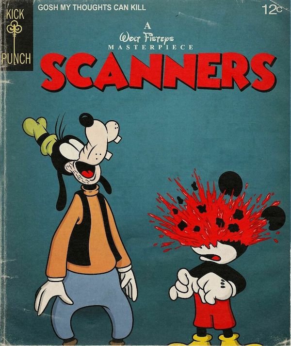 Cartoons Characters In Horror Movies (35 pics)