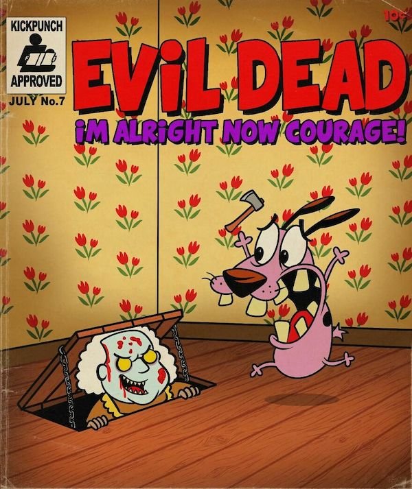 Cartoons Characters In Horror Movies (35 pics)