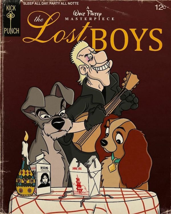 Cartoons Characters In Horror Movies (35 pics)