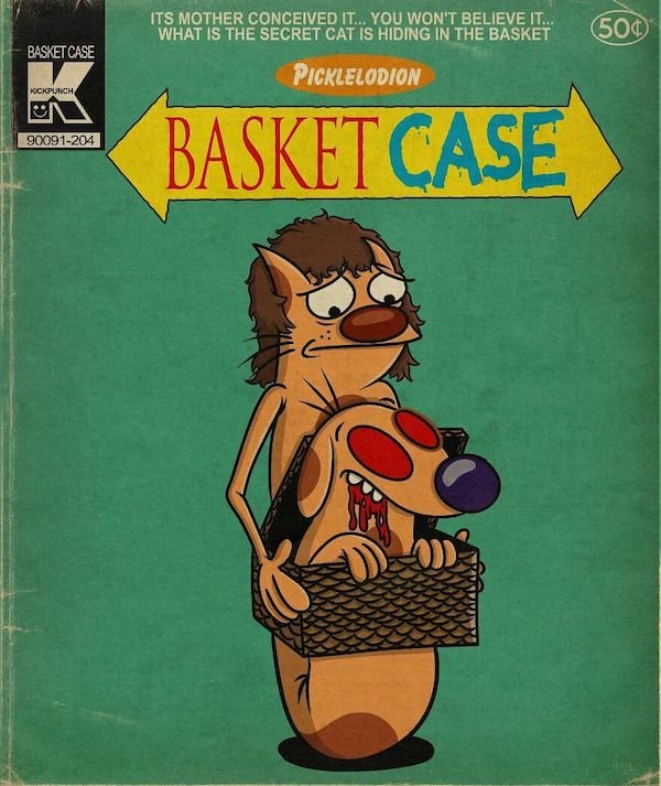 Cartoons Characters In Horror Movies (35 pics)