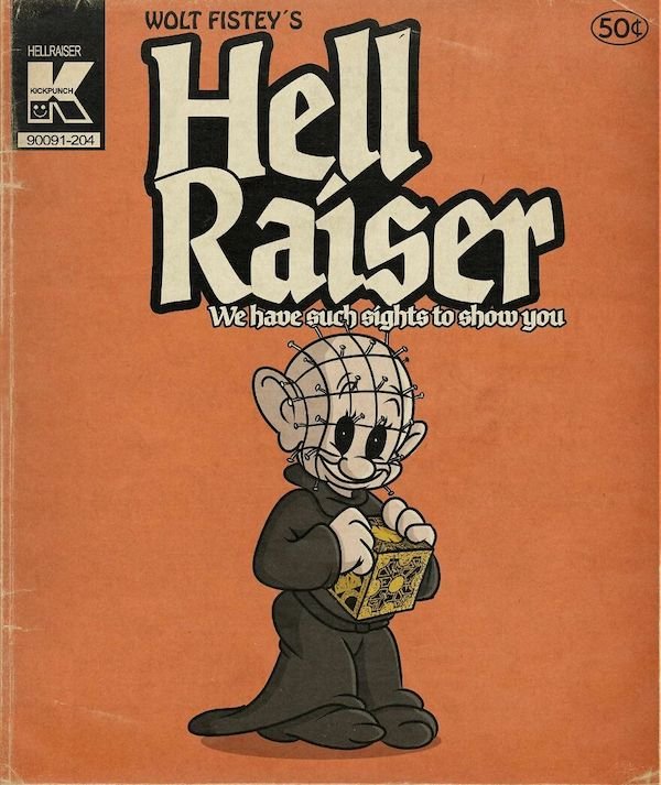 Cartoons Characters In Horror Movies (35 pics)
