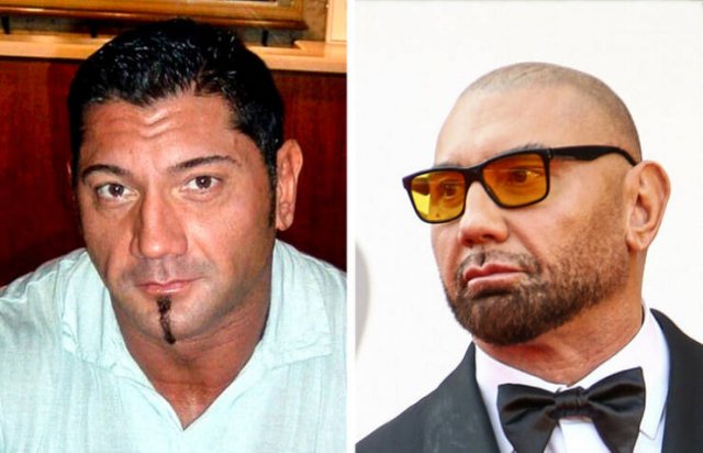 Famous Men With And Without Hair (17 pics)