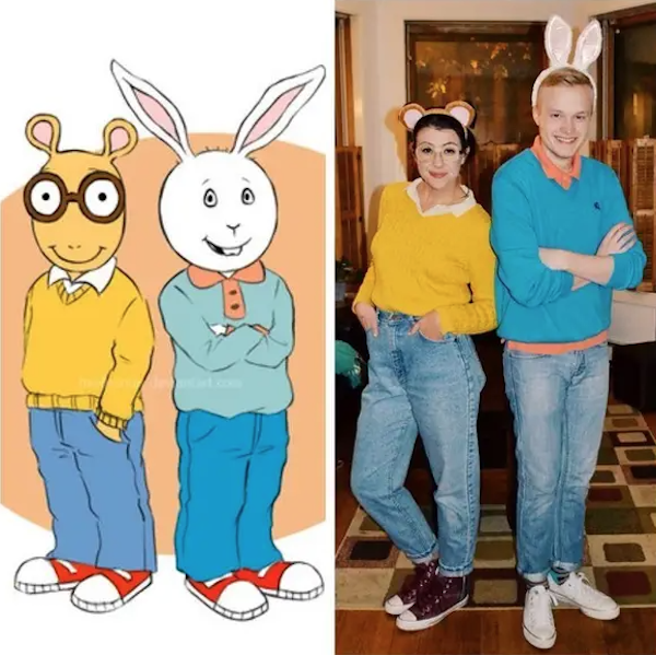 Couple Halloween Costumes (32 pics)