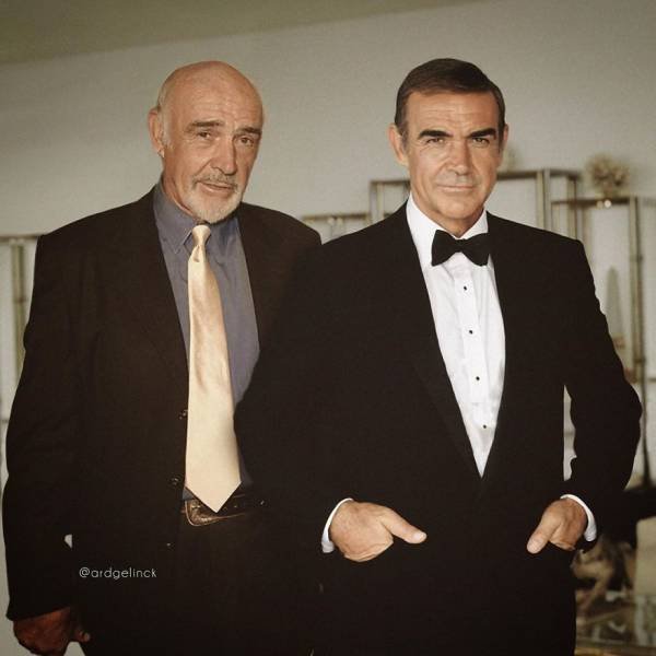 Actors And Actresses With Their Famous Characters (28 pics)