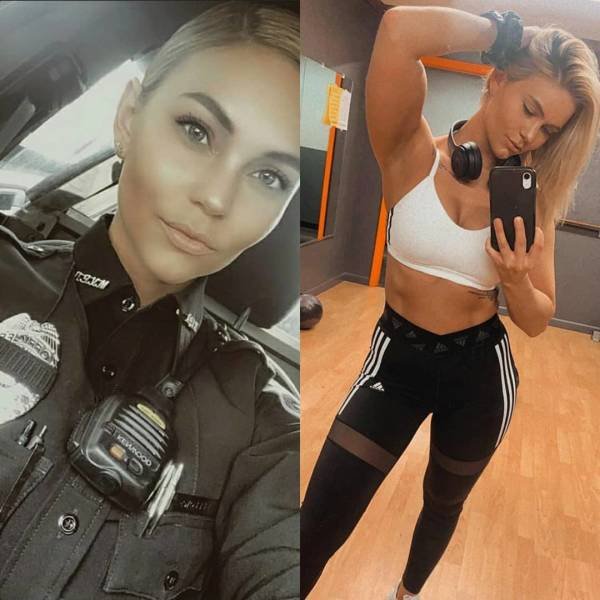 Girls With And Without Uniform (63 pics)
