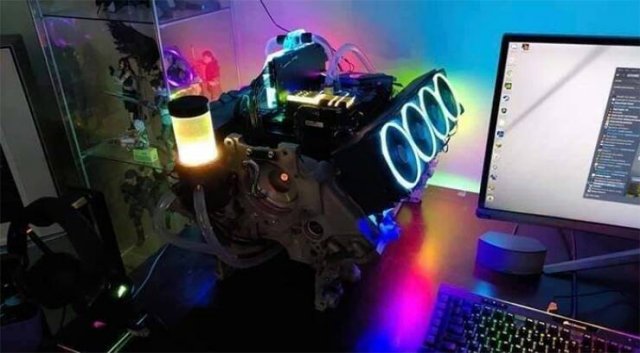 Funny And Weird Places For Computers (27 pics)