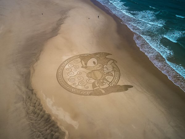 Amazing Drawings On The Beach (31 pics)