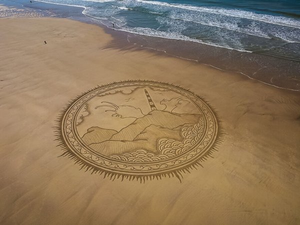 Amazing Drawings On The Beach (31 pics)