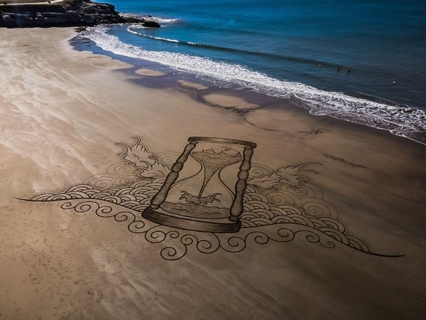 Amazing Drawings On The Beach (31 pics)