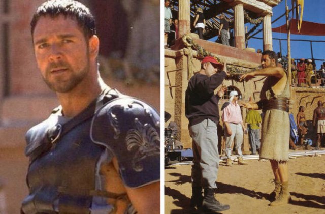 Behind-The-Scenes Photos From Popular Movies (36 pics)
