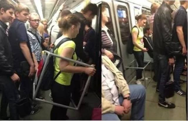 Strange People In The Subway (38 pics)