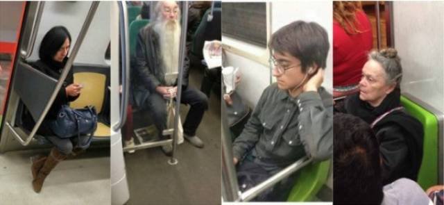 Strange People In The Subway (38 pics)