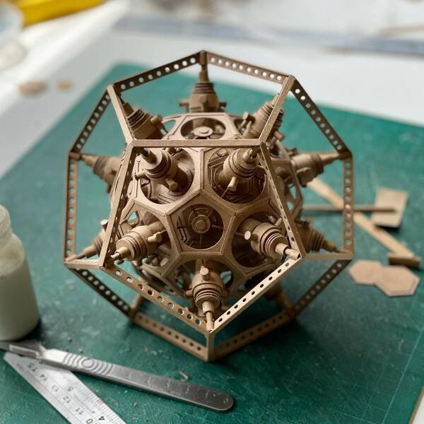 Cool Cardboard Sculptures (25 pics)
