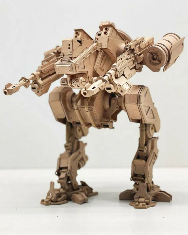 Cool Cardboard Sculptures (25 pics)