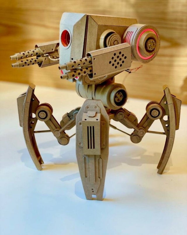 Cool Cardboard Sculptures (25 pics)