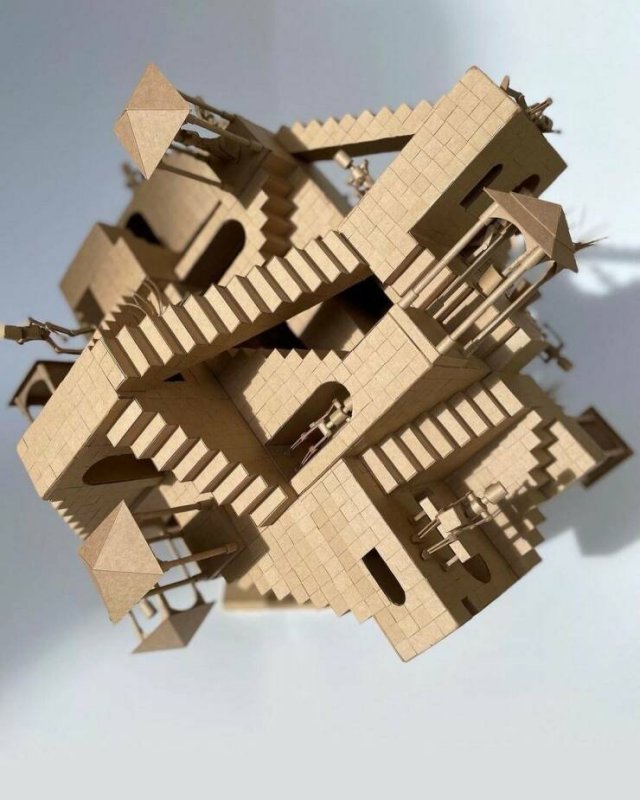 Cool Cardboard Sculptures (25 pics)