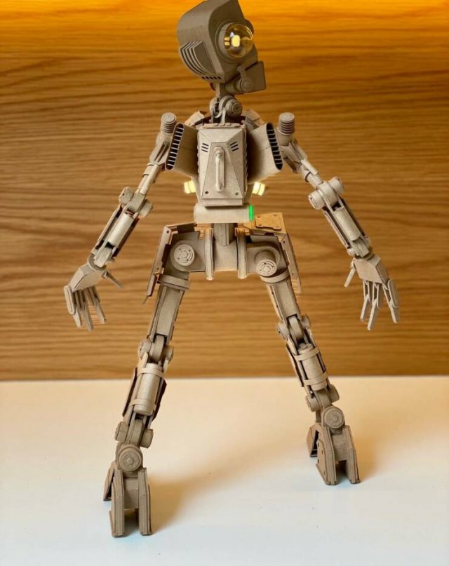 Cool Cardboard Sculptures (25 pics)