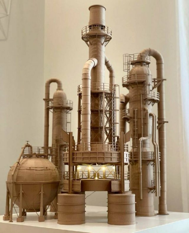 Cool Cardboard Sculptures (25 pics)