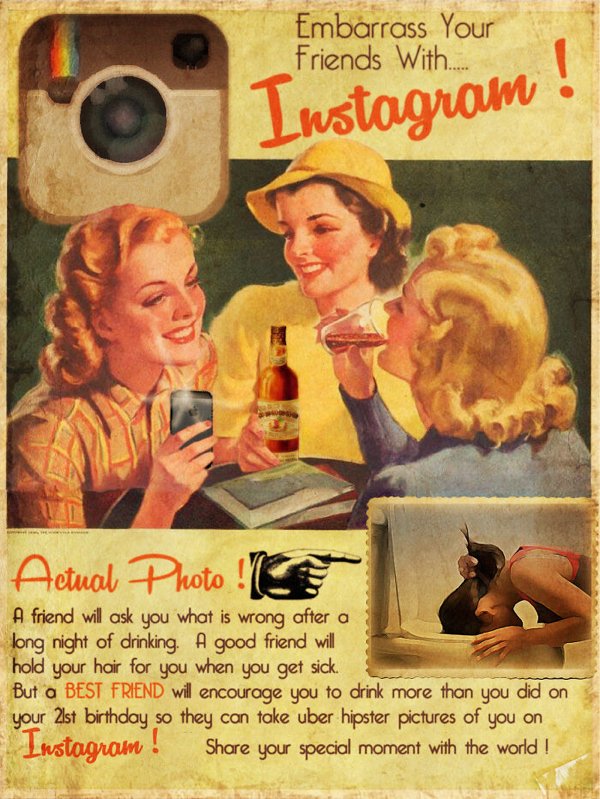Unusual Vintage Stylized Ads (28 pics)