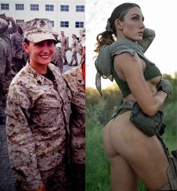 Girls With And Without Uniform (40 pics)