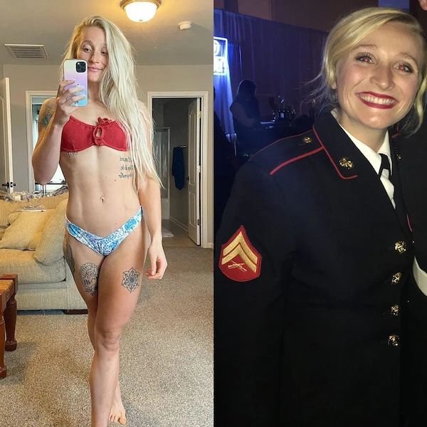 Girls With And Without Uniform (40 pics)