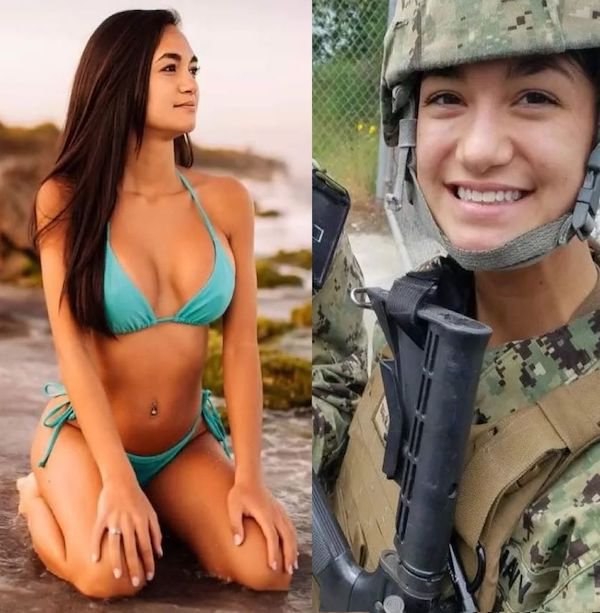 Girls With And Without Uniform (40 pics)