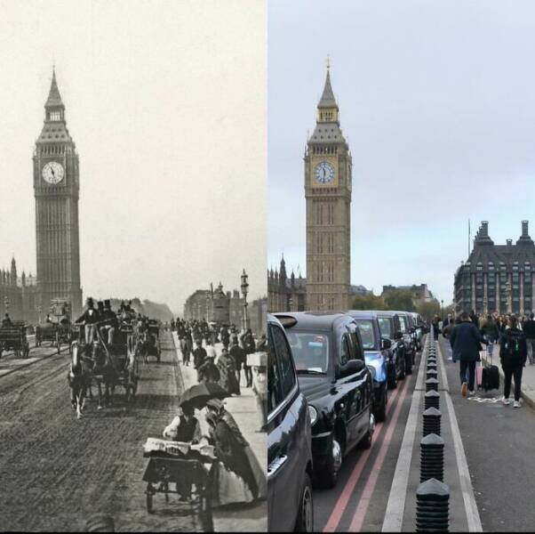 Interesting Comparison Of Past And Present (36 pics)