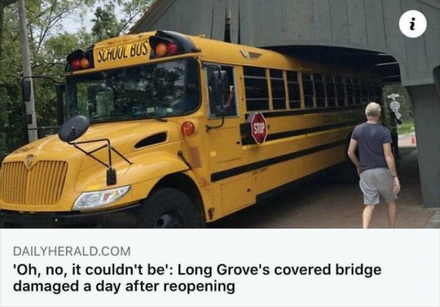 Fails With Low Bridges (27 pics)