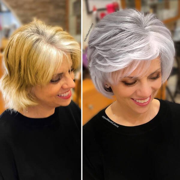 People With Beautiful Gray Hair (35 pics)