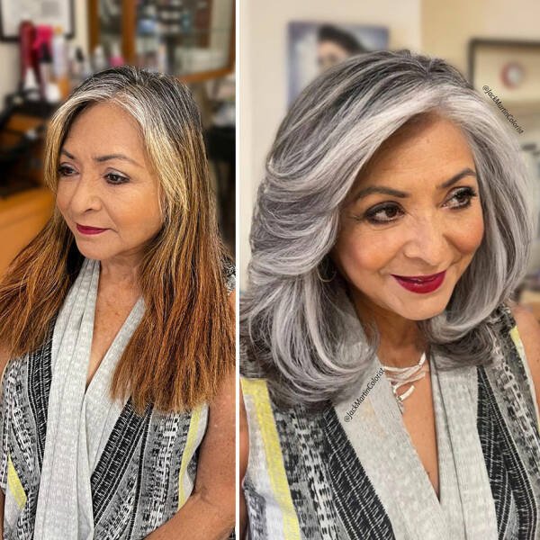 People With Beautiful Gray Hair (35 pics)