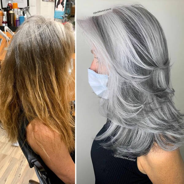 People With Beautiful Gray Hair (35 pics)