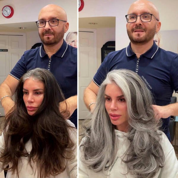 People With Beautiful Gray Hair (35 pics)