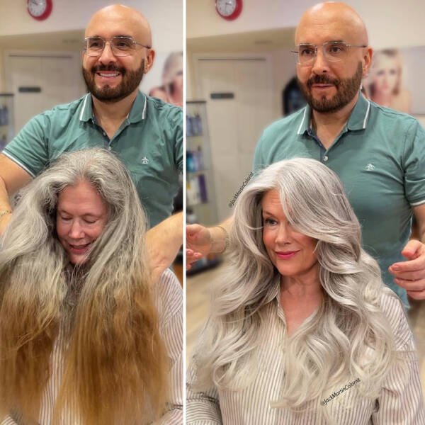 People With Beautiful Gray Hair (35 pics)