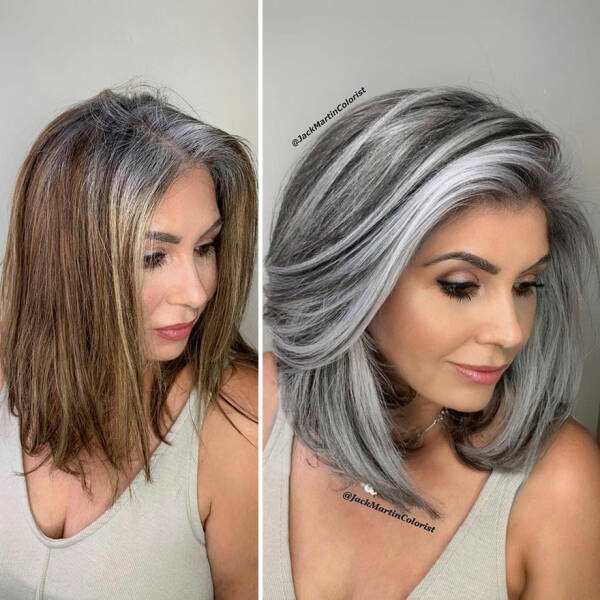 People With Beautiful Gray Hair (35 pics)