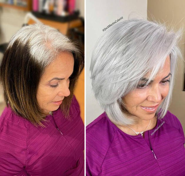 People With Beautiful Gray Hair (35 pics)