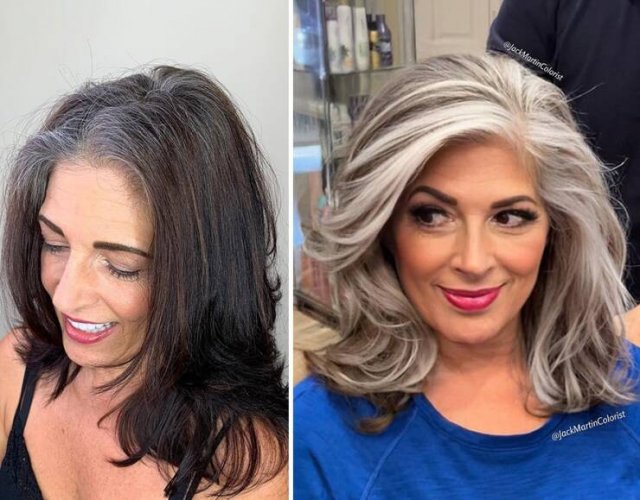 People With Beautiful Gray Hair (35 pics)
