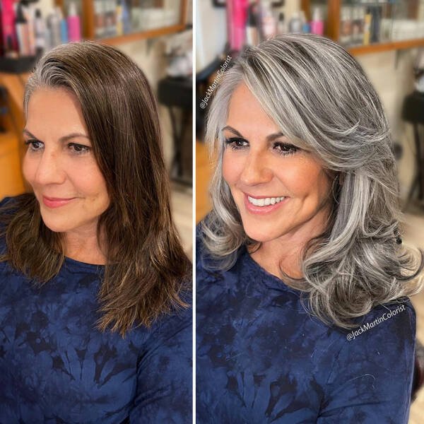 People With Beautiful Gray Hair (35 pics)