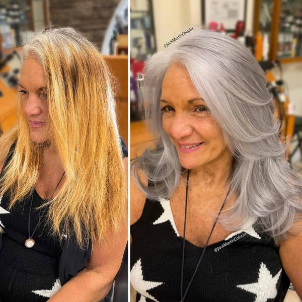 People With Beautiful Gray Hair (35 pics)