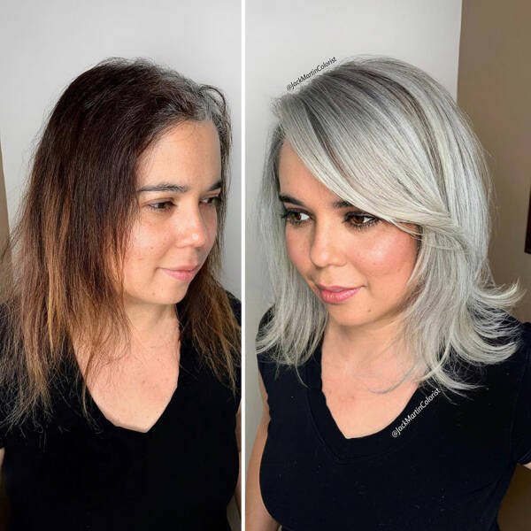 People With Beautiful Gray Hair (35 pics)