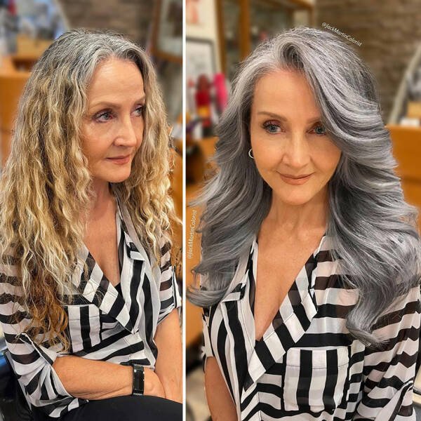 People With Beautiful Gray Hair (35 pics)