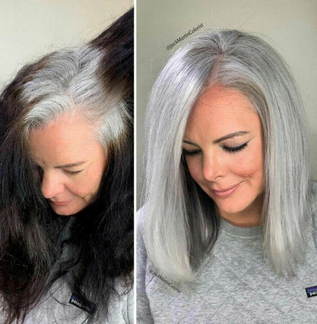 People With Beautiful Gray Hair (35 pics)