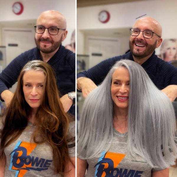 People With Beautiful Gray Hair (35 pics)