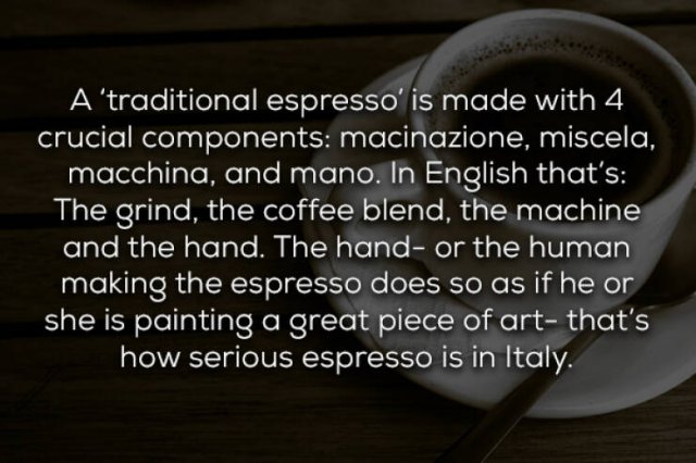 Interesting Facts About Espresso (17 pics)