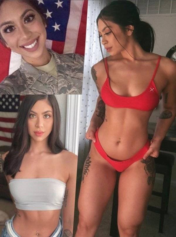 Girls With And Without Uniform (21 pics)