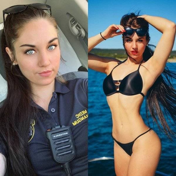 Girls With And Without Uniform (21 pics)