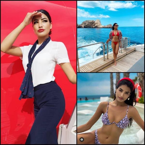 Flight Attendants With And Without Uniform (26 pics)