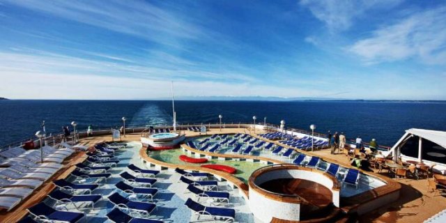 Old Cruise Liner Transformed Into A Floating Residential Building (25 pics)
