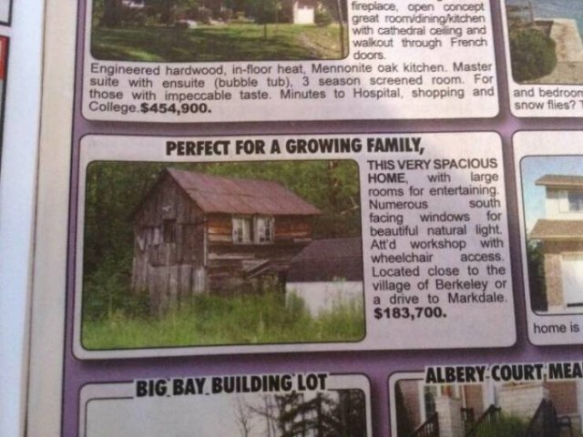 Weird Property Listings (29 pics)